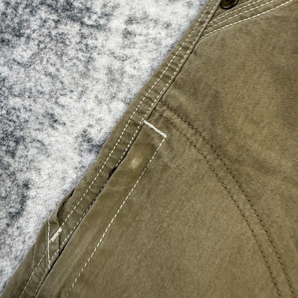 Kuhl Rambler Shorts Mens 30 Brown Vintage Patina Dye Canvas Cargo Hiking Travel - Picture 3 of 13